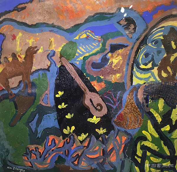 吴声和绘画展在京开幕