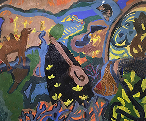 吴声和绘画展在京开幕