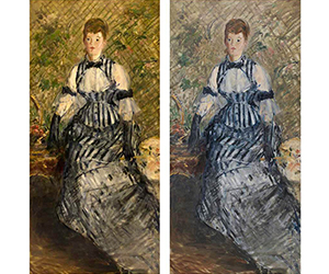 修复之后 你觉得这条裙子是啥颜色的？