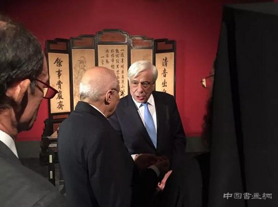 中国故宫文物在雅典展出 希腊总统出席开幕式