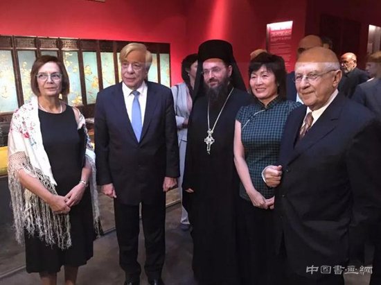 中国故宫文物在雅典展出 希腊总统出席开幕式