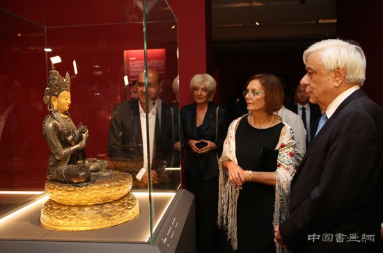 中国故宫文物在雅典展出 希腊总统出席开幕式