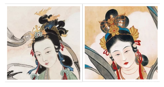 张大千人物画在华艺国际秋拍 “天女散花”