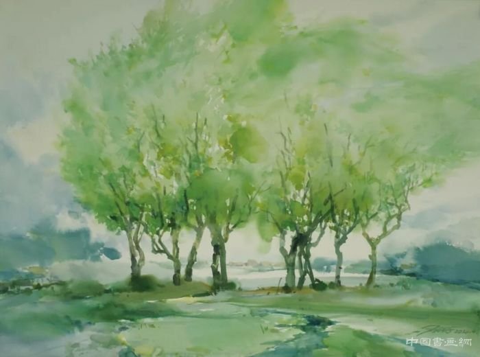 刘海粟美术馆展出“自然的气息”水彩画展