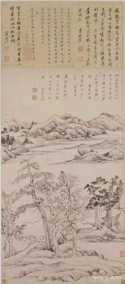 董其昌山水画的两种面貌