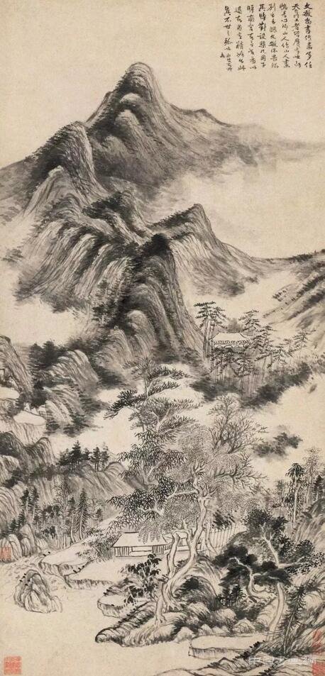 董其昌山水画的两种面貌