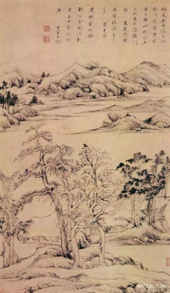 董其昌山水画的两种面貌