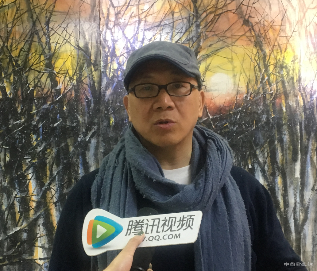 著名国画家侯昌文画展在京开幕