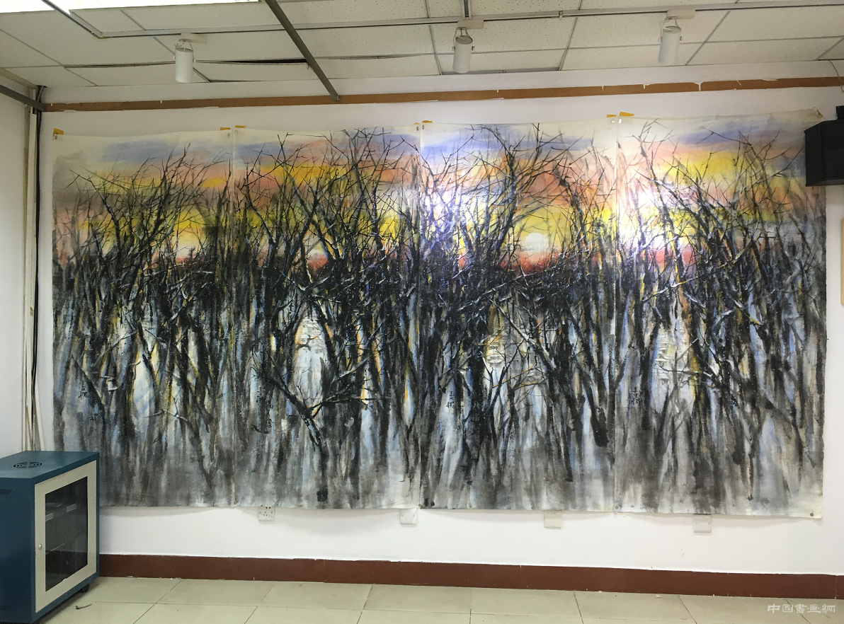 著名国画家侯昌文画展在京开幕