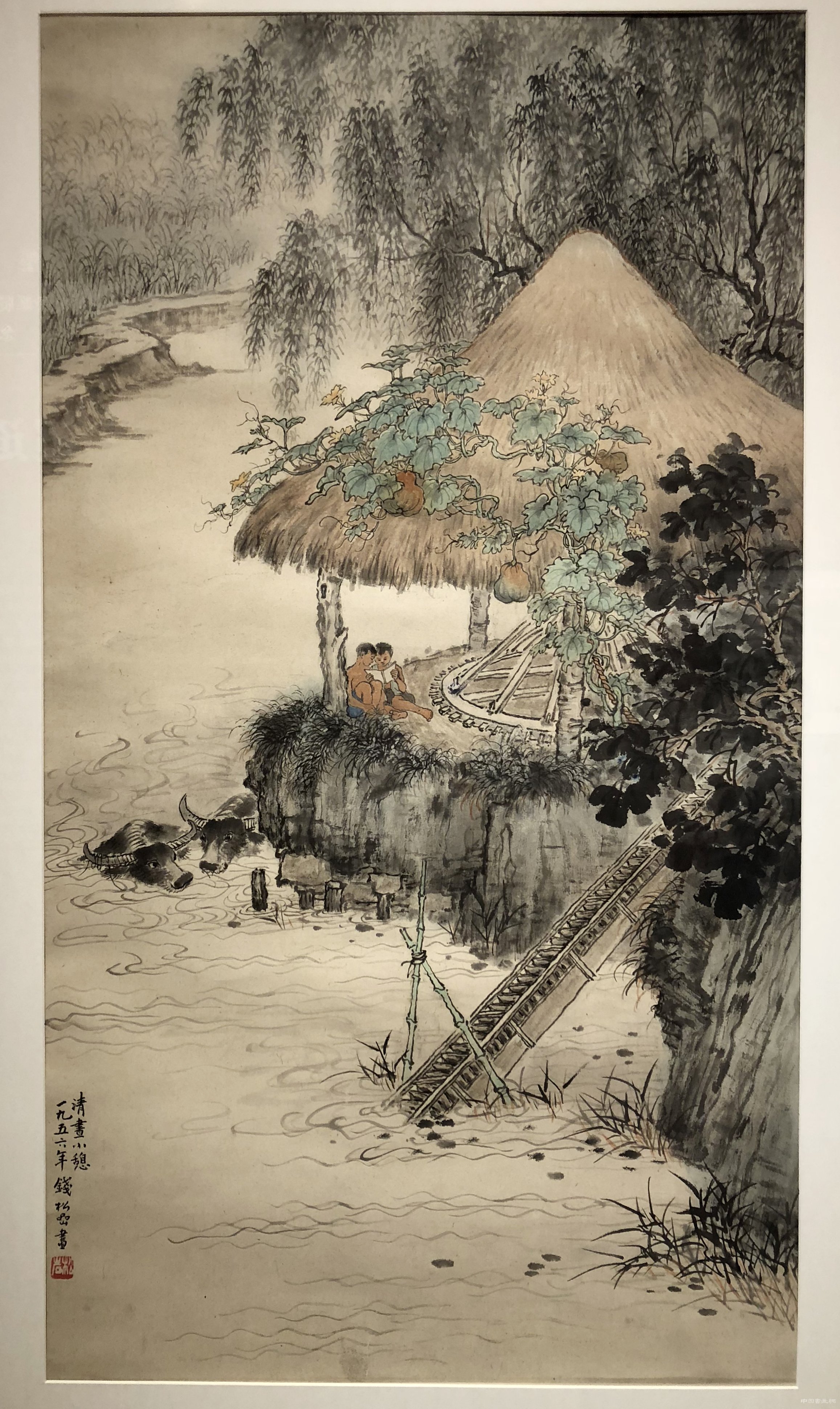 “研朱三百画朝晖——钱松嵒的山水画”