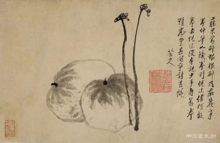愈简愈元:八大山人《蕨瓜图》