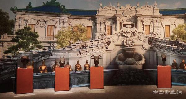 圆明园兽首展出现场