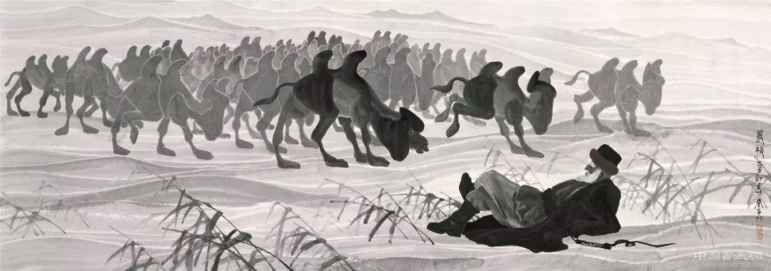 中国画的新声——赏析舒春光的西部大漠山水画