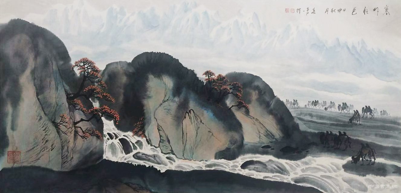 中国画的新声——赏析舒春光的西部大漠山水画