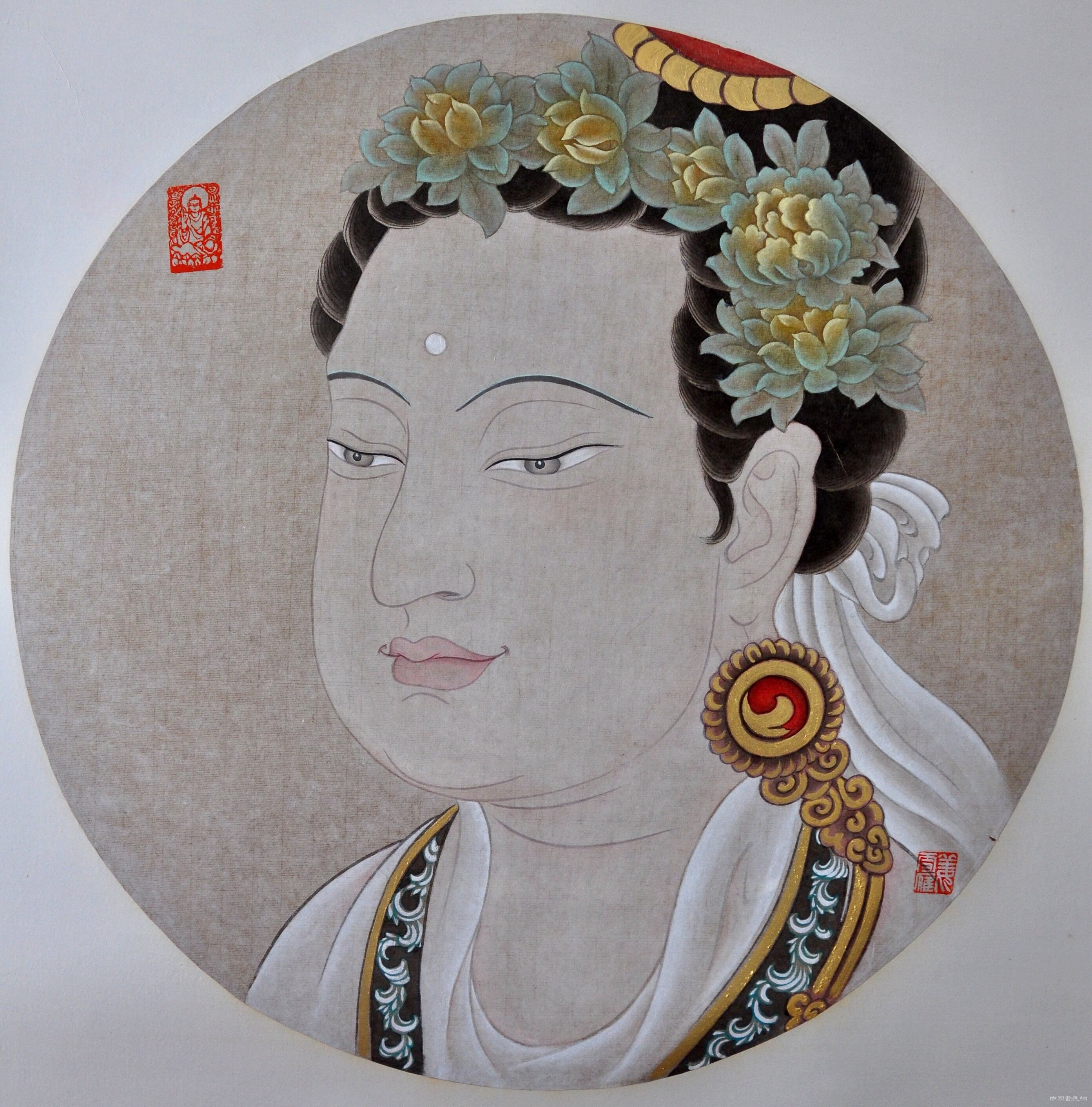 “即心即佛——姜雪雁佛菩萨圣象画展”在北京1+1艺术中心开幕