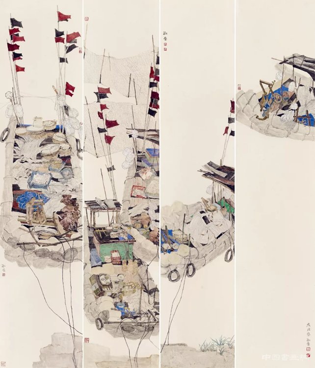 "时代华彩:2019中国百家金陵画展"在南京开幕
