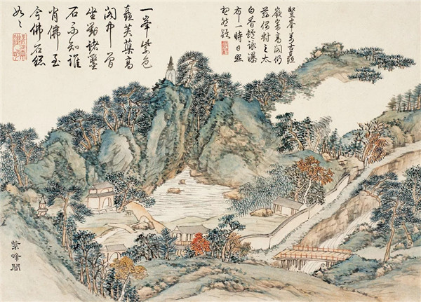 石渠遗珠 董诰《金陵十景图册》8378万成交