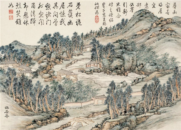石渠遗珠 董诰《金陵十景图册》8378万成交