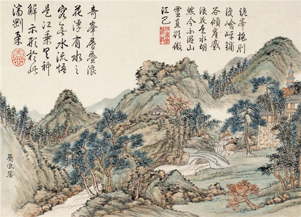 石渠遗珠 董诰《金陵十景图册》8378万成交