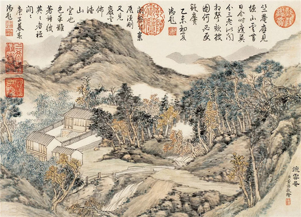 石渠遗珠 董诰《金陵十景图册》8378万成交