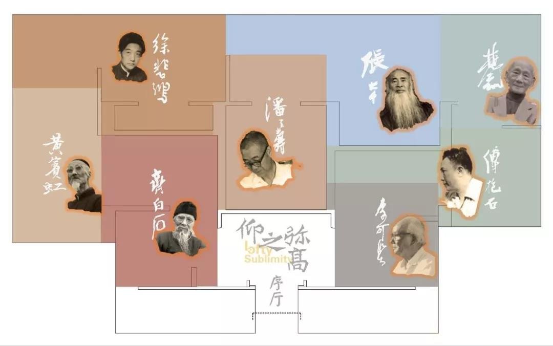  二十世纪八大中国画家代表作品齐聚南京博物院