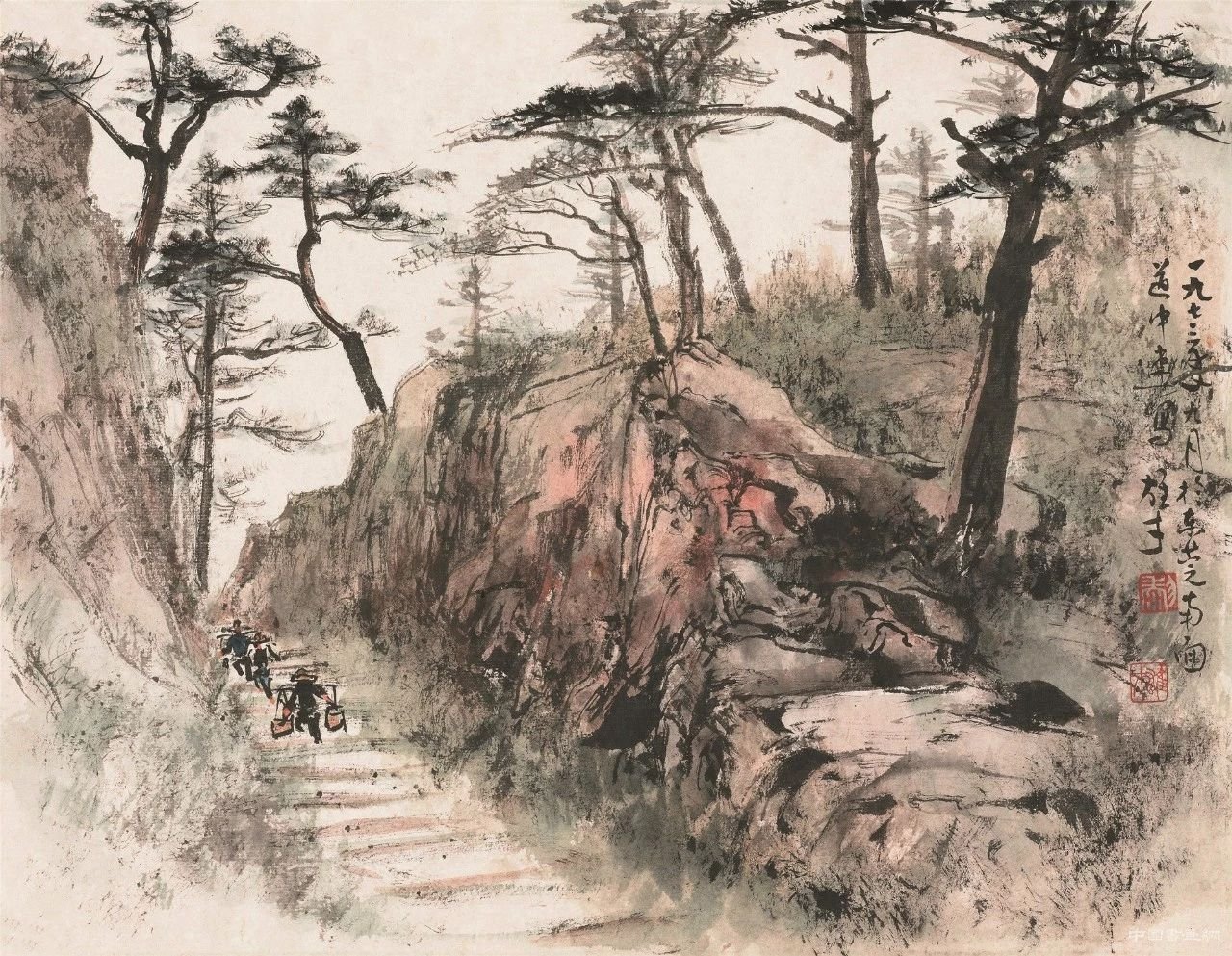 北京画院美术馆展出黎雄才百余件画作 - 中国书画网