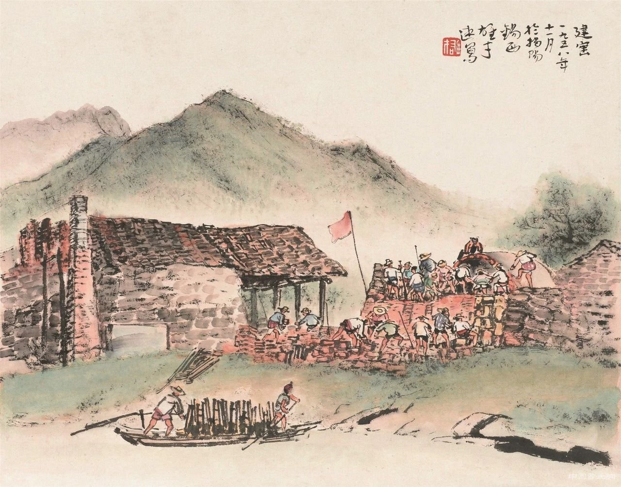  北京画院美术馆展出黎雄才百余件画作