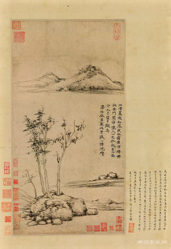 中国古代山水画赏读:元代山水画