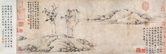 中国古代山水画赏读:元代山水画