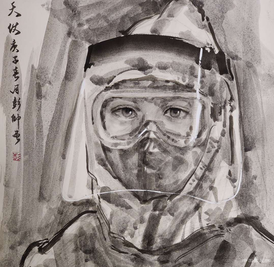 众志成城 抗击疫情:美术家在行动之中国画篇二