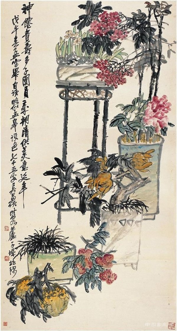 “金盏银台”与文物:古画、盆景、服饰中的水仙