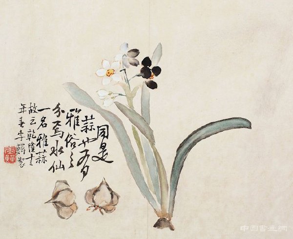 “金盏银台”与文物:古画、盆景、服饰中的水仙