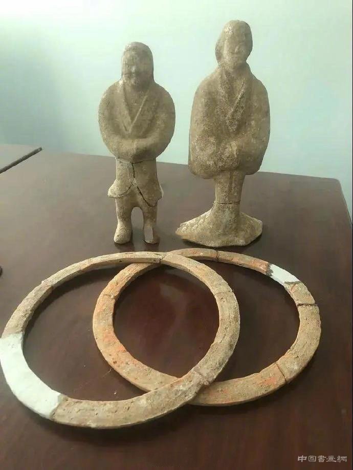 河北邯郸发现汉代陶俑 距今约2000年