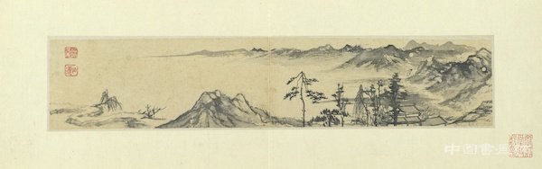 台北故宫博物院开展受赠书画