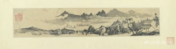 台北故宫博物院开展受赠书画