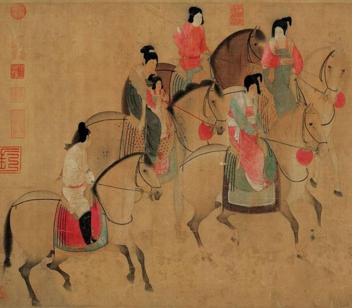 备受青睐的仕女画