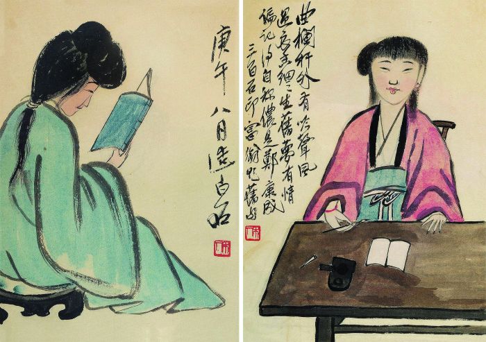 齐白石笔下的“读书人”