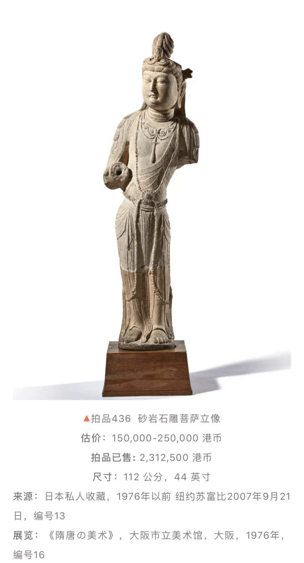 希腊文物撤拍,疑似天龙山佛像何以无法撤拍
