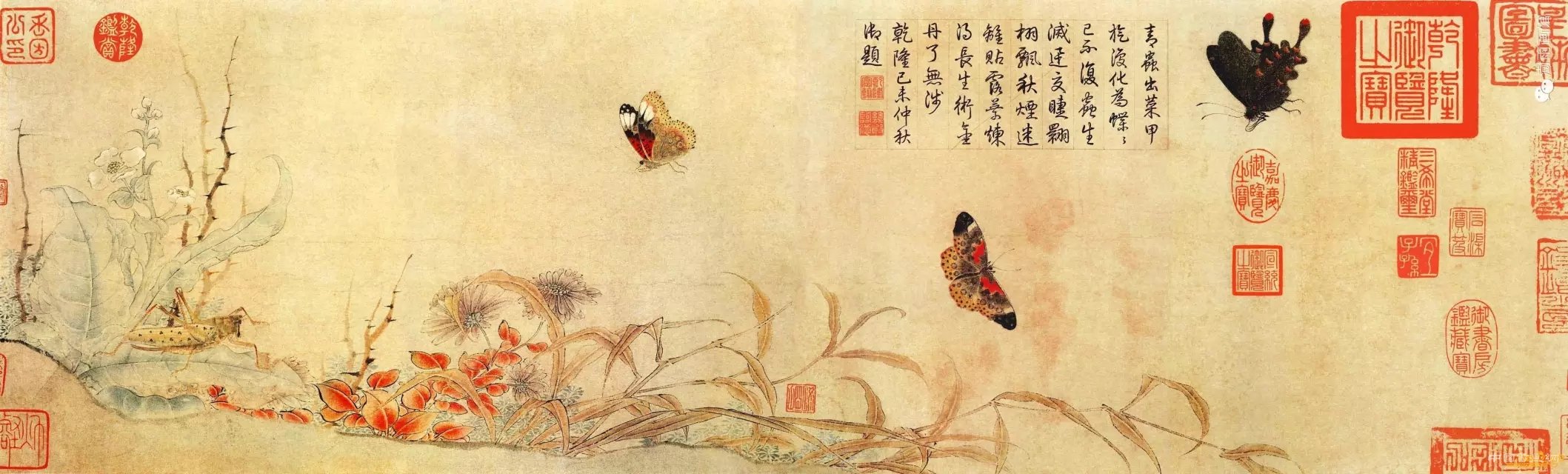 中国画里的“草虫”