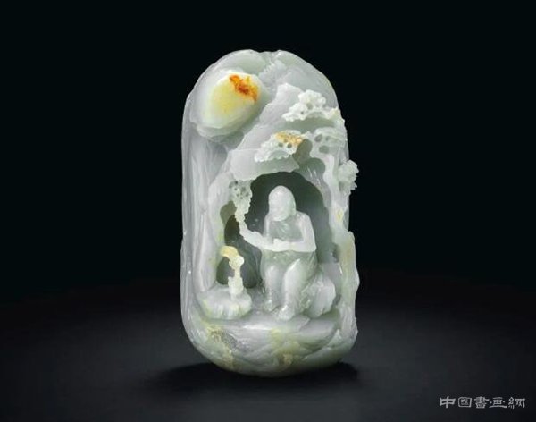 张大千手绘丝质裙装首现巴黎佳士得