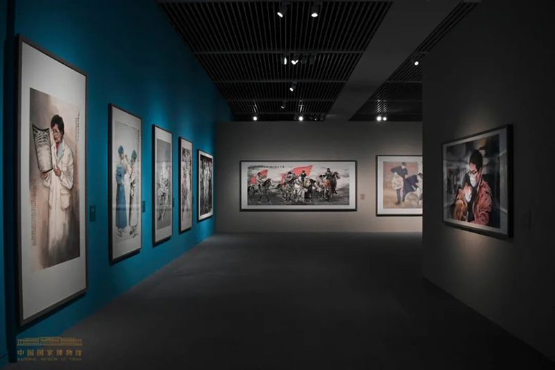 “众志成城——抗疫主题美术作品展”在中国国家博物馆展出