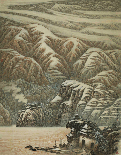 “重山和畅：苗重安绘画展”在国家博物馆展出