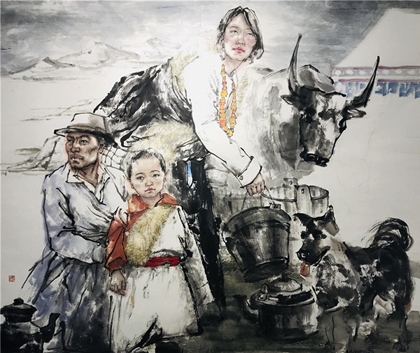 第四届中国民族美术双年展在甘肃兰州开幕