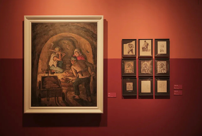 “站在人生的前线：胡一川艺术与文献展”在中央美术学院美术馆开幕