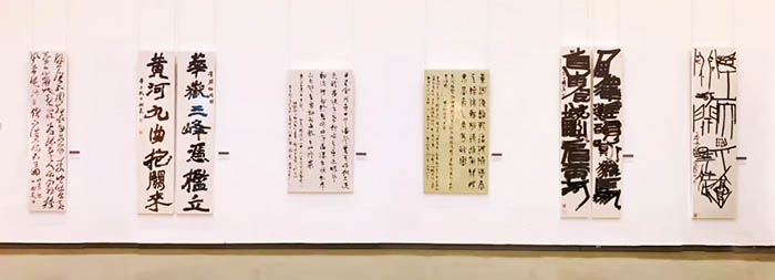 黄河文化主题书法篆刻展览在中国国家画院美术馆开幕