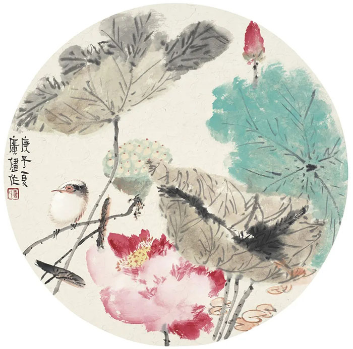 “荷生万象：贾广健花鸟小品展”今日下午开幕