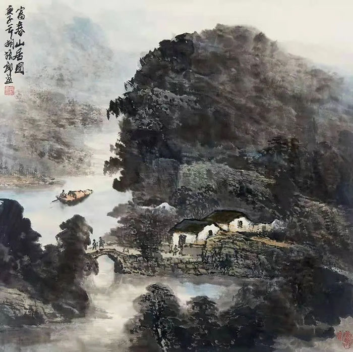 春天的故事:上海中国画院名家作品展在陆俨少艺术院展出