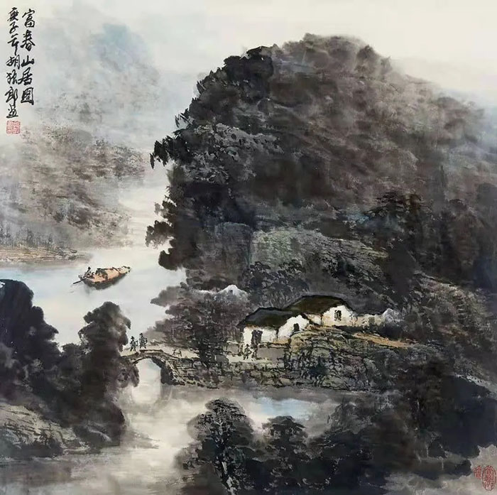 春天的故事：上海中国画院名家作品展在陆俨少艺术院展出
