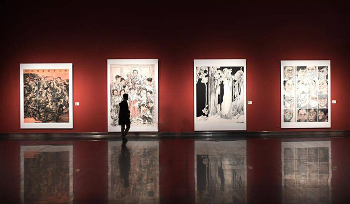 “悲鸿精神:第四届全国中国画作品展”在江苏省美术馆隆重开幕