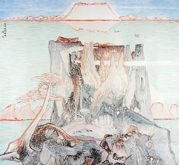 “抱石风骨：首届中国画双年展”在江苏美术馆开幕